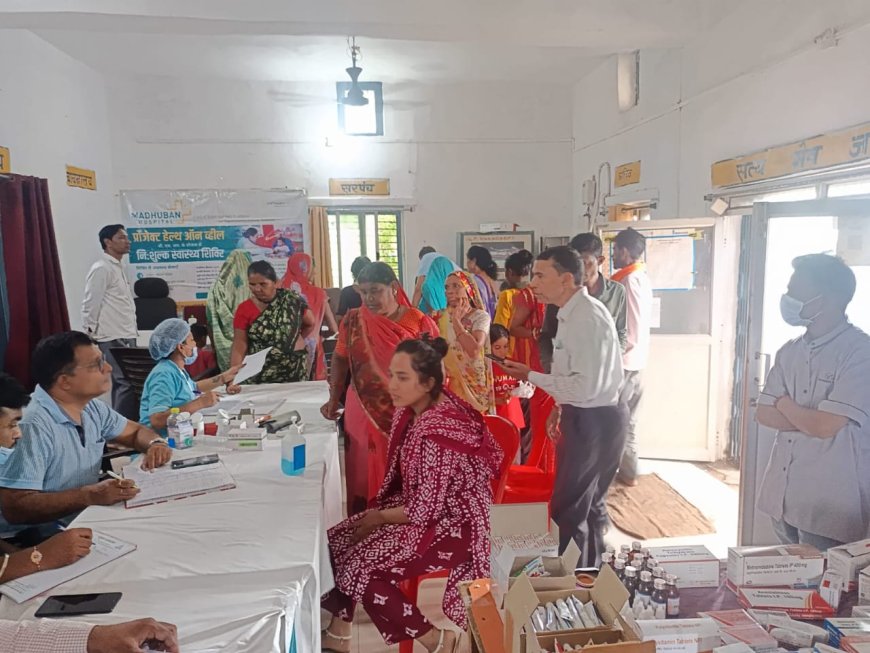 ट्राइडेंट ग्रुप द्वारा खांडाबड़ में निःशुल्क स्वास्थ्य शिविर संपन्न, 66 लाभार्थीयो ने स्वास्थ्य जांच और परामर्श की सेवाओं का लाभ उठाया