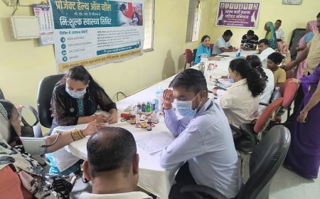 ट्राइडेंट ग्रुप द्वारा जोशीपुर में निःशुल्क स्वास्थ्य शिविर संपन्न