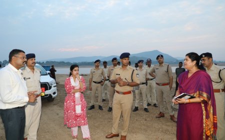 Narmadapuram: नर्मदा-तवा के संगम पर बांद्राभान मेला 3 नवंबर से,डीएम-एसपी ने  तैयारियों का किया निरीक्षण