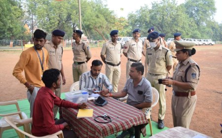 Narmadapuram-रक्षित केंद्र में प्रत्येक मंगलवार एवं शुक्रवार को पुलिसकर्मियों के लिए निशुल्क स्वास्थ्य परीक्षण शिविर का आयोजन होगा, एसपी ने दिए निर्देश