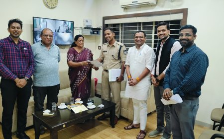 Narmadapuram: राज्यसभा सांसद माया नारोलिया ने एसपी से की मुलाकात, अवैध शराब, जुआ-सट्टे पर अंकुश लगाने की माँग