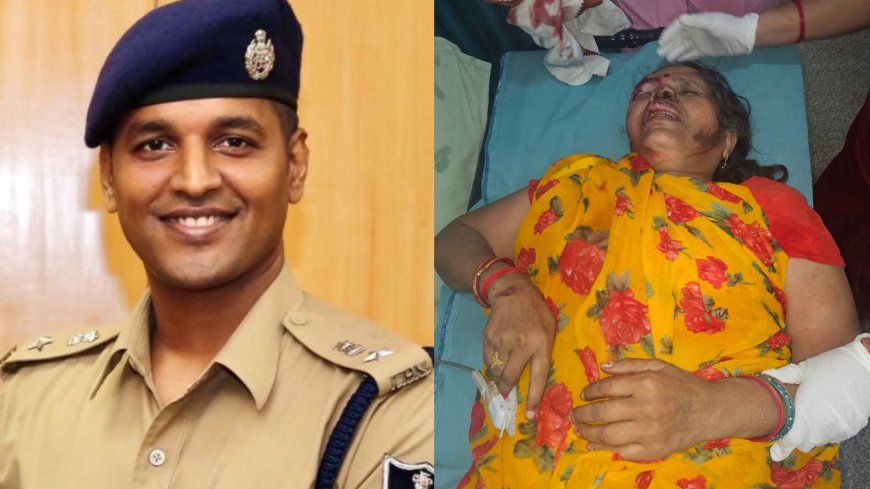 मानवता की मिसाल बने नर्मदापुरम एसपी, सिवनी-मालवा से लौटते समय हादसे में घायल महिला को अपनी गाड़ी से पहुंचाया अस्पताल