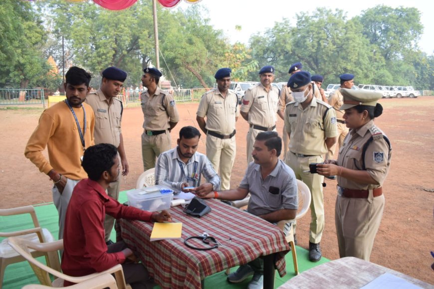 Narmadapuram-रक्षित केंद्र में प्रत्येक मंगलवार एवं शुक्रवार को पुलिसकर्मियों के लिए निशुल्क स्वास्थ्य परीक्षण शिविर का आयोजन होगा, एसपी ने दिए निर्देश