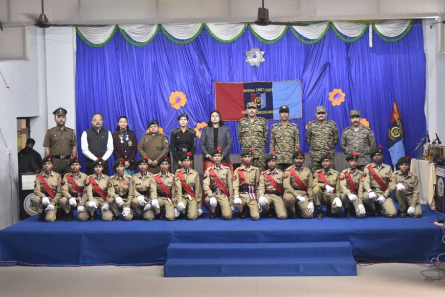 Narmadapuram: स्प्रिंगडेल्स स्कूल में एनसीसी कैडेटों का रैंक समारोह संपन्न